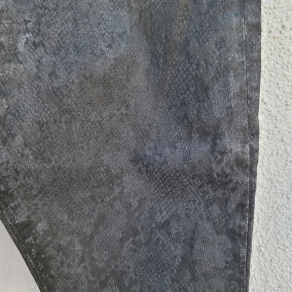 FRAME DENIM Le Skinny De Jeanne Tonal Python Snake Print Jeans - Picture 9 of 14